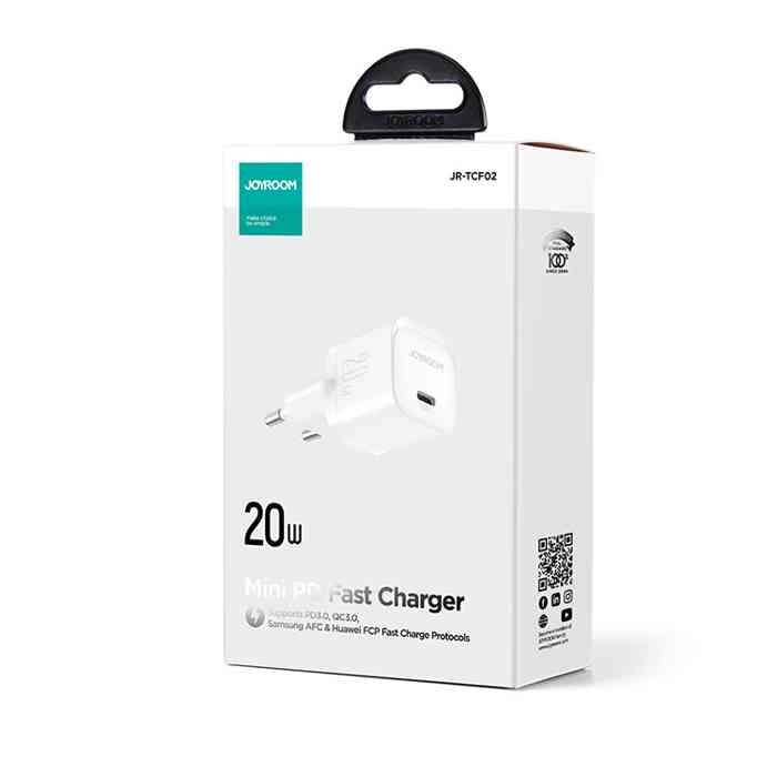 joyroom JR-TCF02 PD 20W Mini intelligent fast charger EU/UK